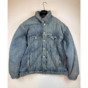 Balenciaga Padded Oversized Denim Jacket
